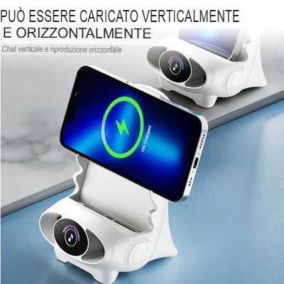 Mini supporto per caricabatterie per telefono a forma di sedia