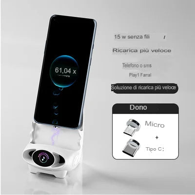 Mini supporto per caricabatterie per telefono a forma di sedia
