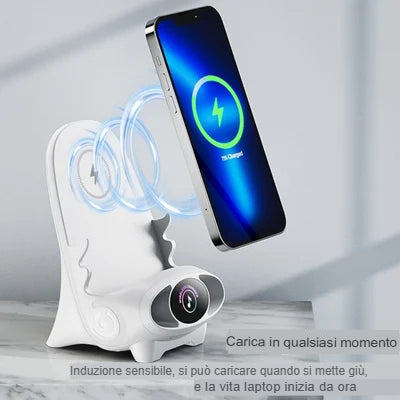 Mini supporto per caricabatterie per telefono a forma di sedia